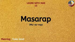 PART 47 25 Common Tagalog words  Learn Tagalog with Mae ENGLISH  TAGALOG VOCABULARY [upl. by Otilesoj58]