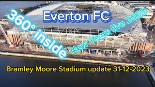 Bramley Moore Everton New Stadium update 31122023 [upl. by Lucila]