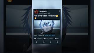 The Strongest Sorcerer 😮‍💨🔥gojo jujutsukaisen anime [upl. by Zednanreh]