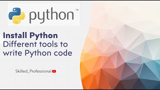 Install Python 3124 and PyCharm on Windows 1011 and Different tools to run Python code Session2 [upl. by Florentia]