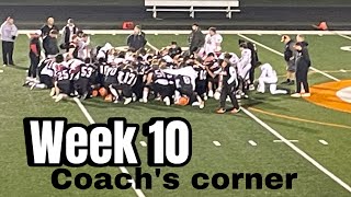 Week 10 coach’s corner episode 11 [upl. by Lerat]