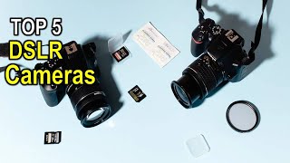 BEST DSLR Cameras in 2025   Top 5 BEST DSLR Cameras Reviews and Buying Guide [upl. by Bailar]