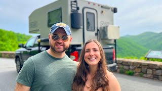 Truck Camping in Shenandoah with our Scout Camper [upl. by Lattimer536]