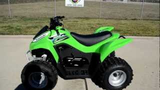 Review 2012 Kawasaki KFX90 Youth ATV [upl. by Youngran]