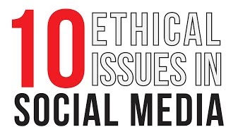 10 Ethical Issues in Social Media CajigasSMLL [upl. by Brunn346]