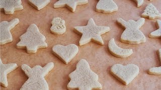 Ausstechplätzchen selber machen  Butterkekse Rezept [upl. by Tyre]