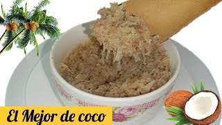 Dulce de Coco con leche  como hacer dulce de coco casero con leche [upl. by Ydurt]