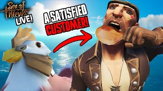 Bringing THANKSGIVING To Sea Of Thieves By STACKING CHICKENS [upl. by Anawik]