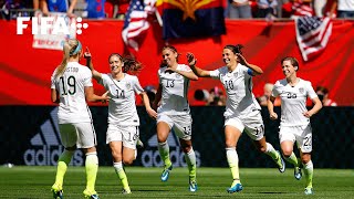 EVERY goal scored by the USA at the 2015 FIFA Womens World Cup [upl. by Adnuhsed676]