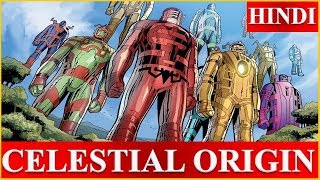 CELESTIAL ORIGIN IN HINDIURDU MARVEL ORIGIN IN HINDI COMICS COMMUNITY [upl. by Tterrag851]