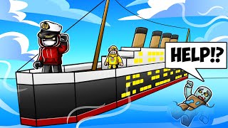 We Unlocked The TITANIC In Roblox Sharkbite [upl. by Kristal]