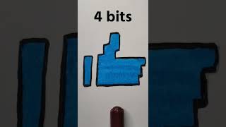 PIXEL art LIKE Button 🤔 the last one 🤣 fyp pixel art 64bits viralvideo satisfying shortsfeed [upl. by Nylhsoj578]