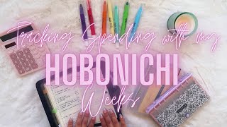 How I Use My HOBONICHI WEEKS Planner for Tracking My Spending  Track With Me  Zen Budgets [upl. by Schaeffer]