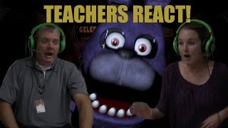 TEACHERS REACT FIVE NIGHTS AT FREDDYS [upl. by Enitsirhc474]