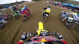 GoPro Ken Roczen Moto 2  Glen Helen MX Lucas Oil Pro Motocross Championship 2015 [upl. by Hummel368]