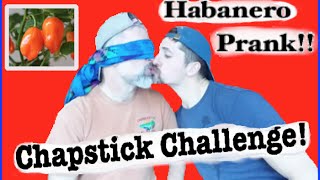 Boyfriend Chapstick Challenge Hot Pepper Prank [upl. by Constant656]