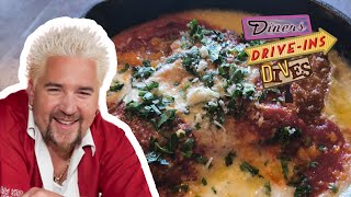 Guy Fieri Creates Dynamite Chicken Parm  Diners Driveins and Dives with Guy Fieri  Food Network [upl. by Wayland]