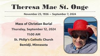 Theresa Mae St Onge Funeral [upl. by Aiset356]