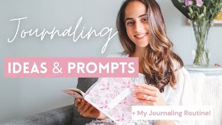 How to Journal Journaling ideas and prompts  My Journaling Routine [upl. by Dilan]