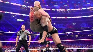 WWE 2K2024 the rock vs erick rowan full matach [upl. by Dolloff]