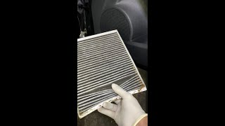 SEAT IBIZA 6P 6J CABIN FILTER CHANGE DIY HOW TO CHANGE CABIN FILTER INNENRAUM FILTER WECHSELN [upl. by Karsten]