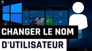 Comment changer le nom dutilisateur sous Windows 10 4 Méthodes [upl. by Aiyotal777]