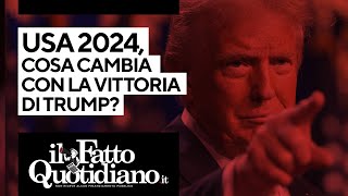 Usa2024 cosa cambia con la vittoria di Trump [upl. by Kyl]