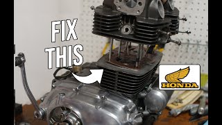 HOW TO Rebuild Honda CB200 CL200 CB175 CL175 SL175 Motor Engine [upl. by Ellsworth945]