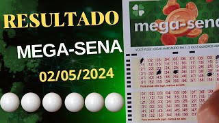 Mega Sena Concurso 2720 Sorteio dia 02052024 [upl. by Eimyaj]