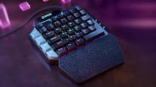 Hiwings One Handed RGB Gaming Keyboard [upl. by Nniuqal]