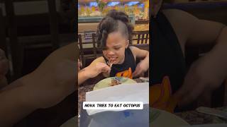 Nova tries to eat octopus lol foryou funny nova fyp food [upl. by Sahcnip]