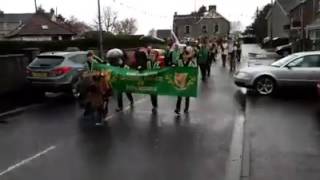 St Patricks Day Parade Rasharkin CoAntrim 2017 [upl. by Ahsirhcal604]