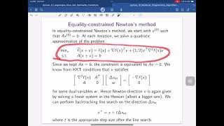 Lecture 10 Nonlinear Programming Algorithm [upl. by Dnumsed]