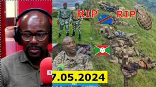 AMAKURU YA BBC GAHUZA 10052024 CONGO ABASODA BARAHONYEğŸ˜­ BURUNDI RWANDA CONGO NAYAVURWA KWISI [upl. by Higgins401]