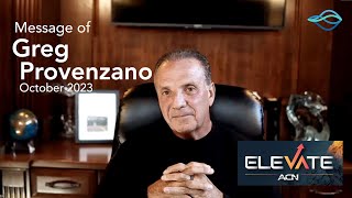 Get Ready for Elevate 2023 A Special Message from ACN President Greg Provenzano president of ACN [upl. by Glick]