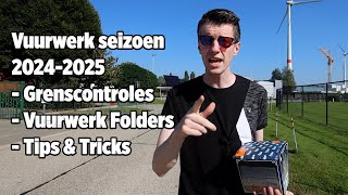 VUURWERK GRENSCONTROLES FOLDERS EN MEER [upl. by Dorison283]