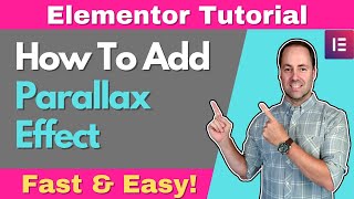 How to Add Parallax in Elementor For 2022  Very Easy 🔥 [upl. by Britt250]