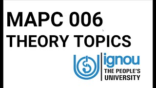 Important THEORY topicsmpc 006  PART I [upl. by Dayir]