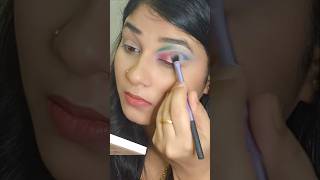 graphic Eyeshadow look💥 viral youtubeshorts makeup [upl. by Serra]