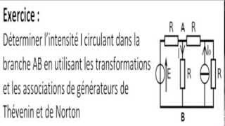 Détermination de I AB par simplification circuit [upl. by Magdalene480]