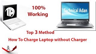 How to charge laptop without charger  Top 3 Methods [upl. by Howland]