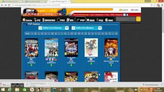 how to download games for psp emulator on pc 2015 [upl. by Nylatsirk]