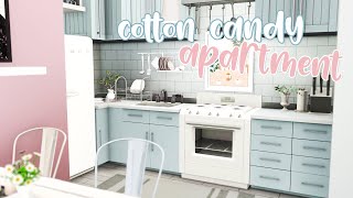 COTTON CANDY APARTMENT 🍭 the sims 3 speed build [upl. by Mikol]