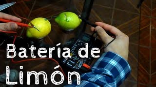 Cómo hacer una pila con limones [upl. by Lambard]