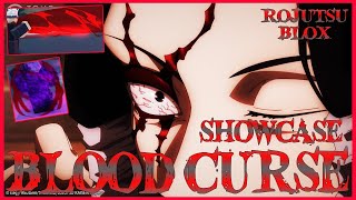 🩸BLOOD CURSE SHOWCASE🩸 CODES IN ROJUTSU BLOX ROBLOX [upl. by Renata533]