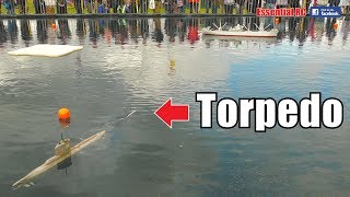 AMAZING RC SUBMARINE TORPEDO FIRINGLAUNCH DEMONSTRATION [upl. by Duntson]