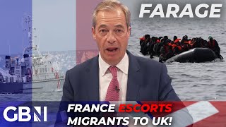 The French are working for the traffickers  Nigel Farage fumes at Channel migrant crisis [upl. by Llenad535]