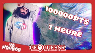 100 000 POINTS EN FRANCE EN MOINS DUNE HEURE  GeoGuessr [upl. by Vasya]