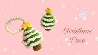 Crochet Christmas Tree 🌲🎄🌲 Crochet Christmas Ornaments  Xuxu Crochet [upl. by Castara]