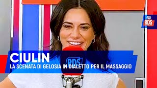 Ciulin e la scenata di gelosia in dialetto per il massaggioi  Tutti Pazzi x RDS [upl. by Ynalem]